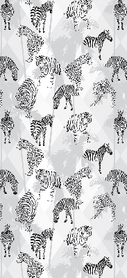 Fabric roller blind Gray animals