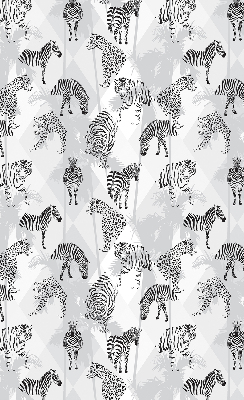 Fabric roller blind Gray animals