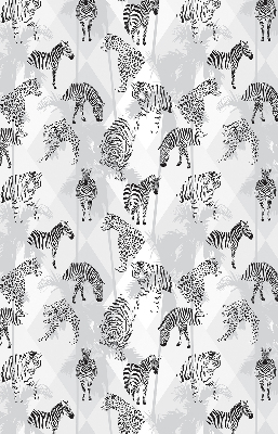 Fabric roller blind Gray animals