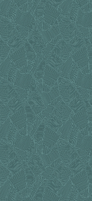 Modern roller blind Green palm leaves