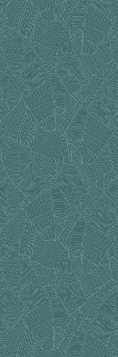 Modern roller blind Green palm leaves