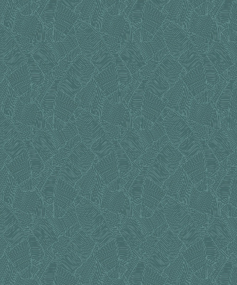 Modern roller blind Green palm leaves
