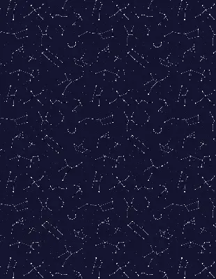 Roller blind for large windows with a constellation of stars pattern