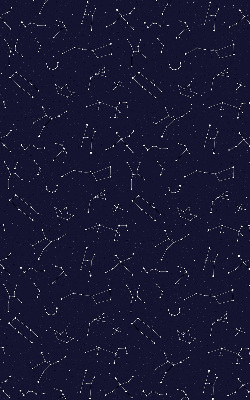 Roller blind for large window Constellation of stars