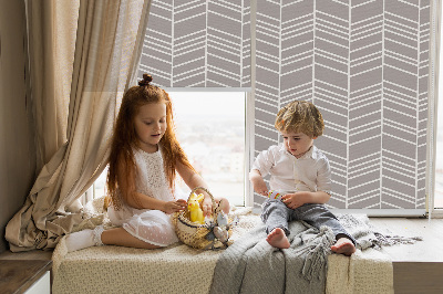Fabric roller blind White firs