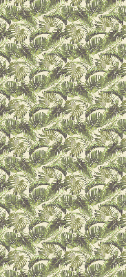 Fabric roller blind Flower leaves