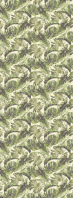Fabric roller blind Flower leaves