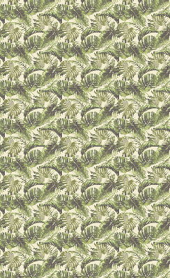 Fabric roller blind Flower leaves