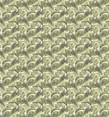 Fabric roller blind Flower leaves
