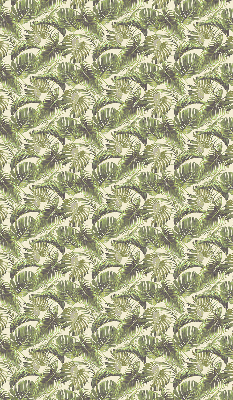 Fabric roller blind Flower leaves