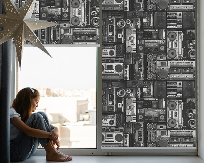 Modern roller blind Radio speakers