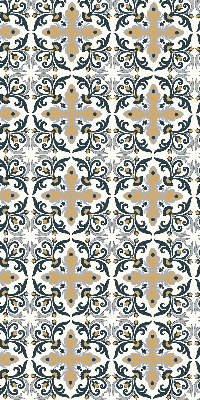Fabric roller blind Moroccan tile