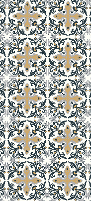 Fabric roller blind Moroccan tile