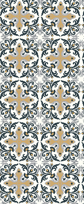 Fabric roller blind Moroccan tile