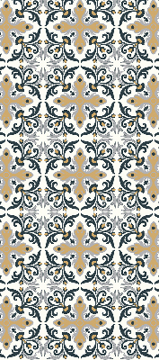 Fabric roller blind Moroccan tile