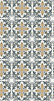 Fabric roller blind Moroccan tile