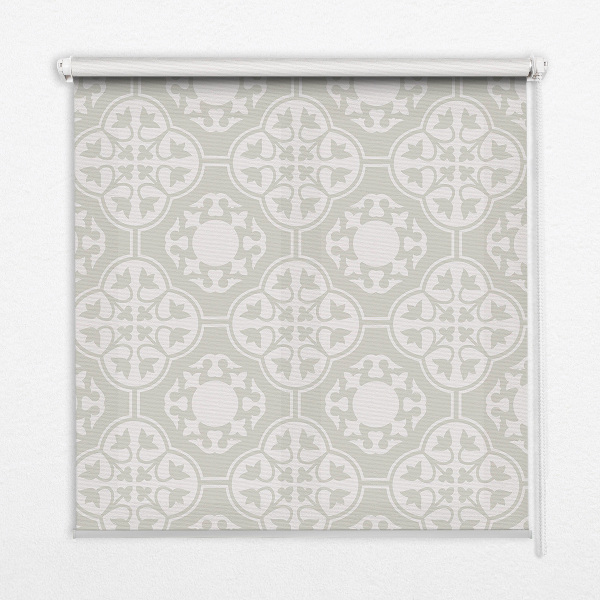 Modern roller blind Moroccan tile