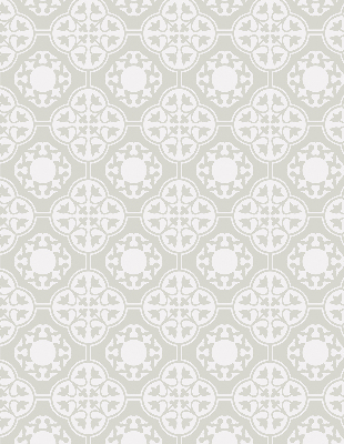 Modern roller blind Moroccan tile
