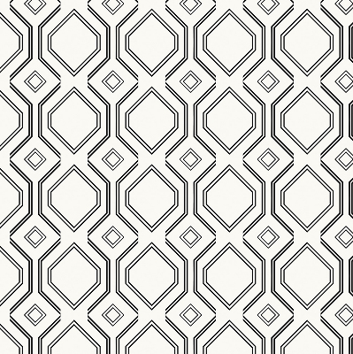 Roller blind for large window Rhombus illusion