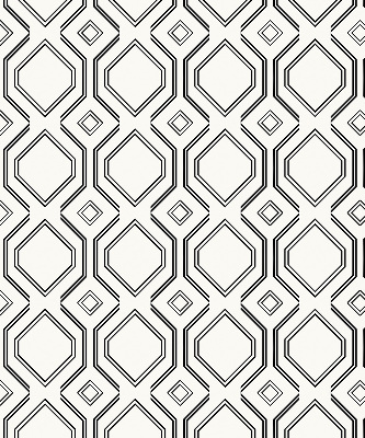Roller blind for large window Rhombus illusion