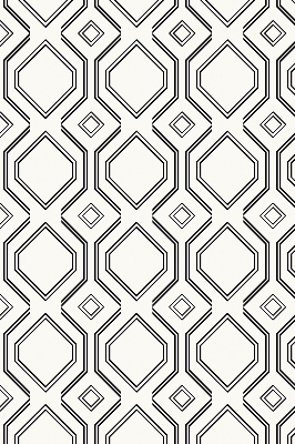 Roller blind for large window Rhombus illusion