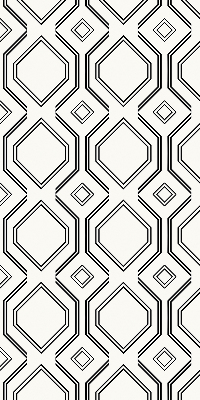Roller blind for large window Rhombus illusion