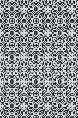 Fabric roller blind Portuguese tile