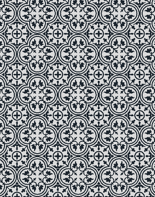 Fabric roller blind Portuguese tile