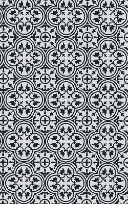 Fabric roller blind Portuguese tile