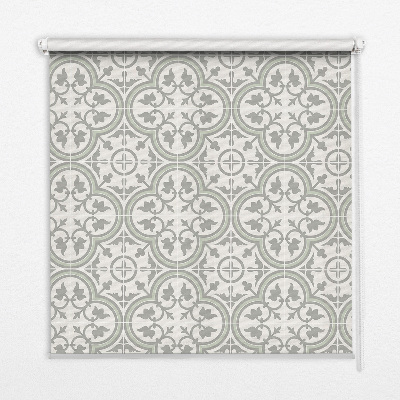 Modern roller blind Portuguese tile