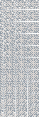 Roller blind for large window Portuguese tile