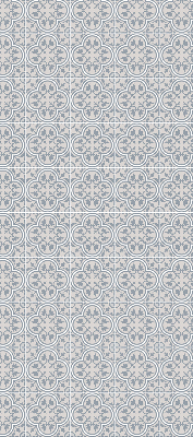 Roller blind for large window Portuguese tile