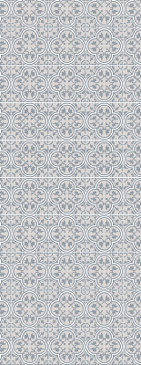 Roller blind for large window Portuguese tile