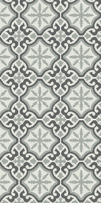 Fabric roller blind Moroccan tile