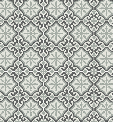 Fabric roller blind Moroccan tile