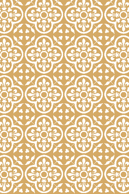 Roller blind for large window Portuguese folk pattern tile
