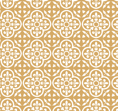 Roller blind for large window Portuguese folk pattern tile