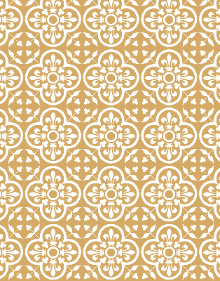 Roller blind for large window Portuguese folk pattern tile