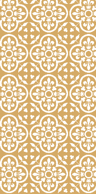 Roller blind for large window Portuguese folk pattern tile