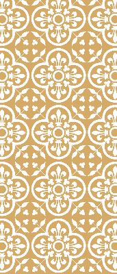 Roller blind for large window Portuguese folk pattern tile