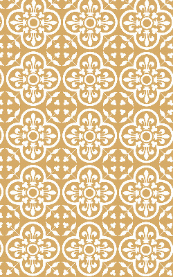 Roller blind for large window Portuguese folk pattern tile