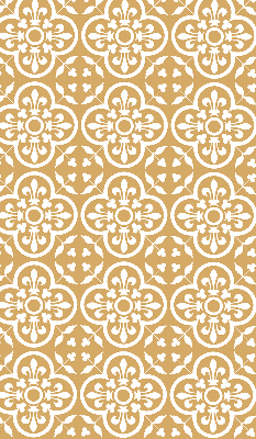 Roller blind for large window Portuguese folk pattern tile