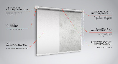 Roller blind for large window Smoke