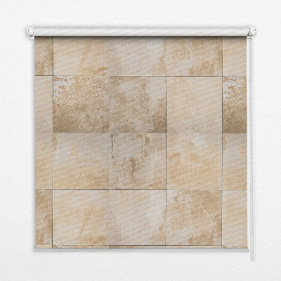 Roller blind modern style in tiles pattern