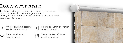 Roller blind modern style in tiles pattern