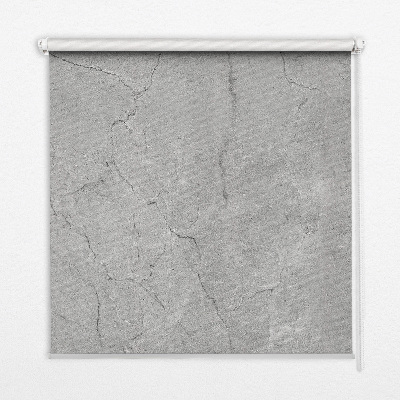 Roller blind for large window Gray marble