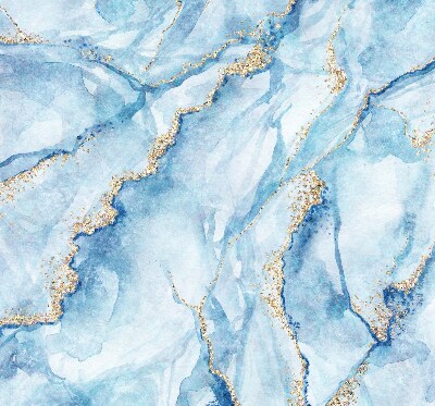 Modern roller blind Blue marble