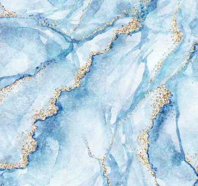Modern roller blind Blue marble