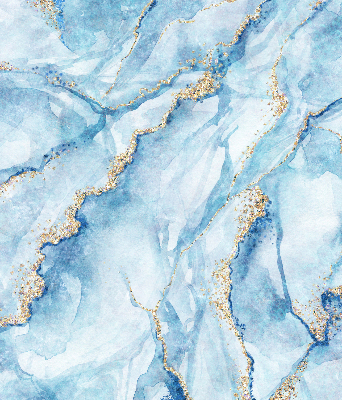 Modern roller blind Blue marble