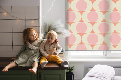 Fabric roller blind Abstract eyes